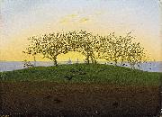 Caspar David Friedrich Hill and Ploughed Field near Dresden Germany oil painting artist
